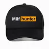 Milf Hunter Baseball Cap lustige erwachsene Humor Witz für Männer die milfs Grafik Trucker Caps