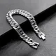 8-14mm acciaio inossidabile 316L braccialetto a catena cubana uomo donna braccialetto cordolo moda punk hip hop rock braccialetto gioielli all'ingrosso