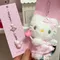 Portachiavi giocattoli di peluche Sanrio Anime Hello Kitty Portachiavi bambola di peluche