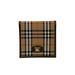 Burberry Accessories | Burberrys Nova Check Pattern Canvas Leather Bi-Fold Wallet Brown 84014 | Color: Brown | Size: Os