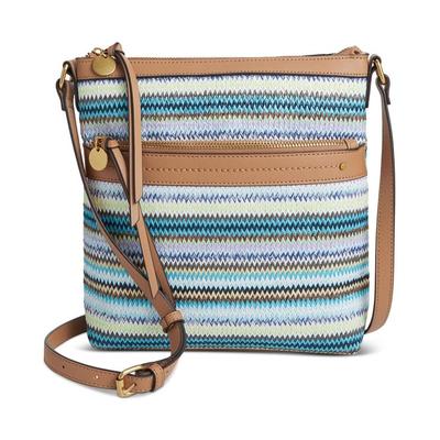 Straw North South Crossbody Bag - Natural - Style & Co. Crossbody Bags