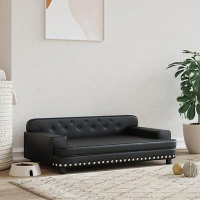 Maison Chic - Hundebett,Katzenbett,Haustierbett Schwarz 90x53x30 cm Kunstleder FUCIA27644 Bonnevie Image