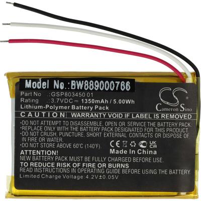 vhbw Akku kompatibel mit JBL Free X TWS Charging Case Ladestation (1350 mAh, 3,7 V, Li-Polymer) Image
