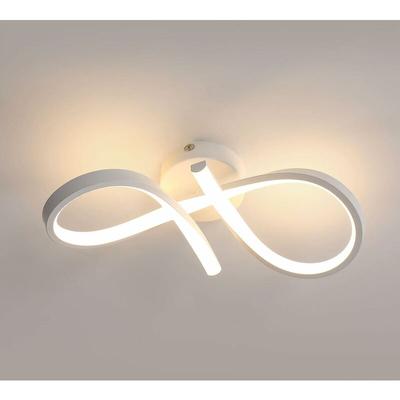 LED-Deckenleuchte kreatives Design Nummer 8 Deckenleuchte weiß 20W 2250LM 3000K geeignet für Image