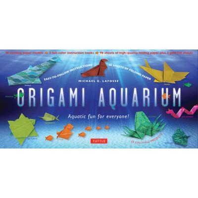 Origami Aquarium Kit: Aquatic Fun For Everyone!: Kit With Two 32-Page Origami Books, 20 Projects & 98 Origami Papers: Great For Kids & Adult