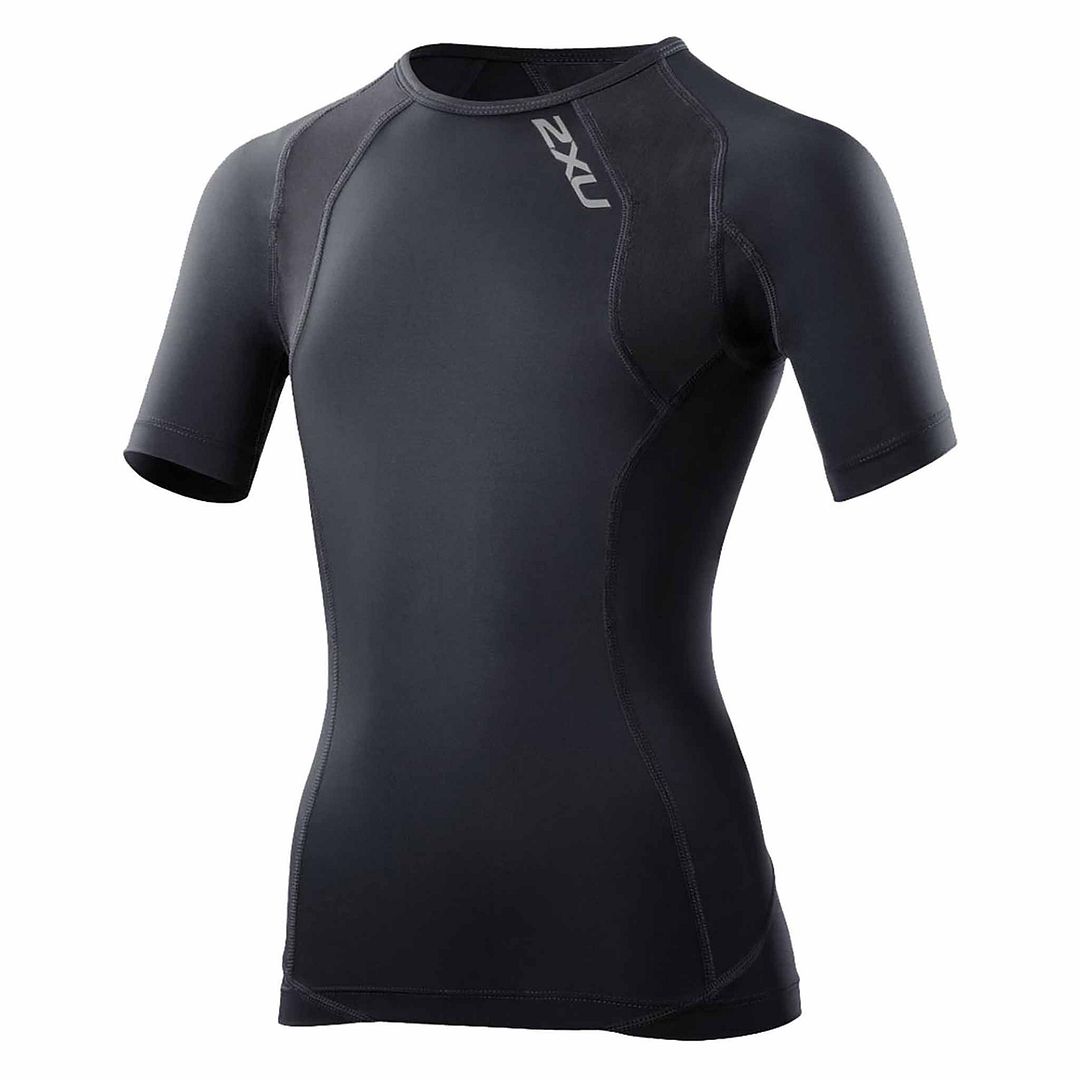 2xu Kompression schwarzer Kinder Top Image