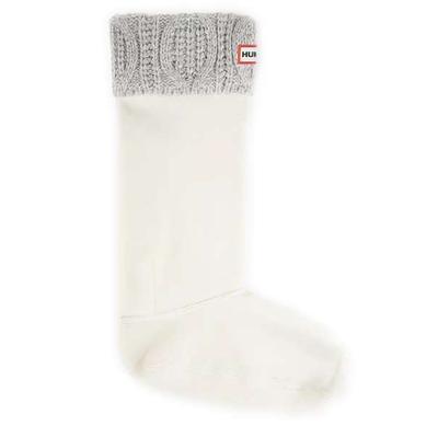 Hunter Original Kabelmanschette hohe weiße Kofferraumsocken Image