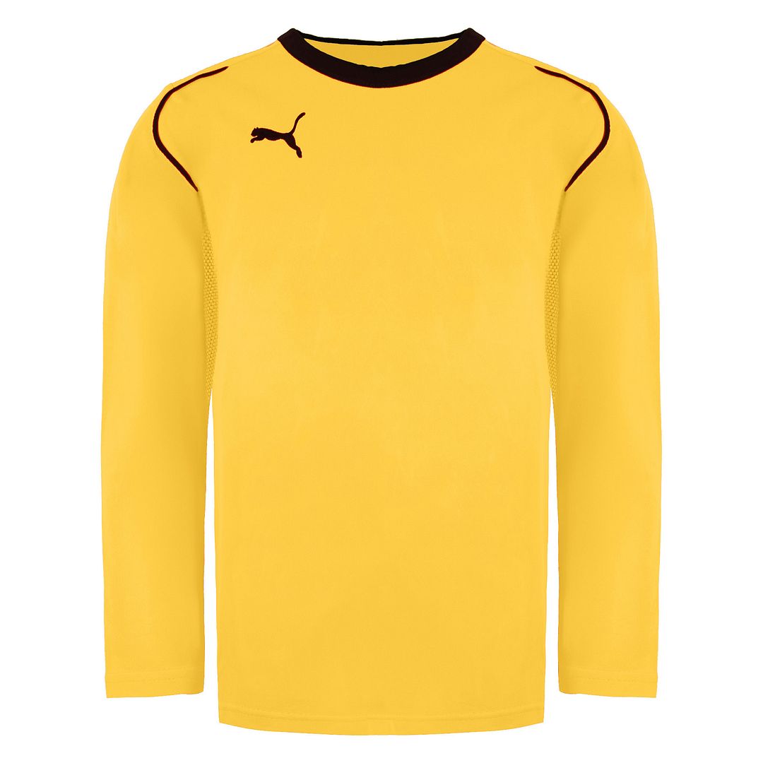 Puma V5.08 Langarm Crew Neck gelber Herren Fußballhemd 700472 07 Image