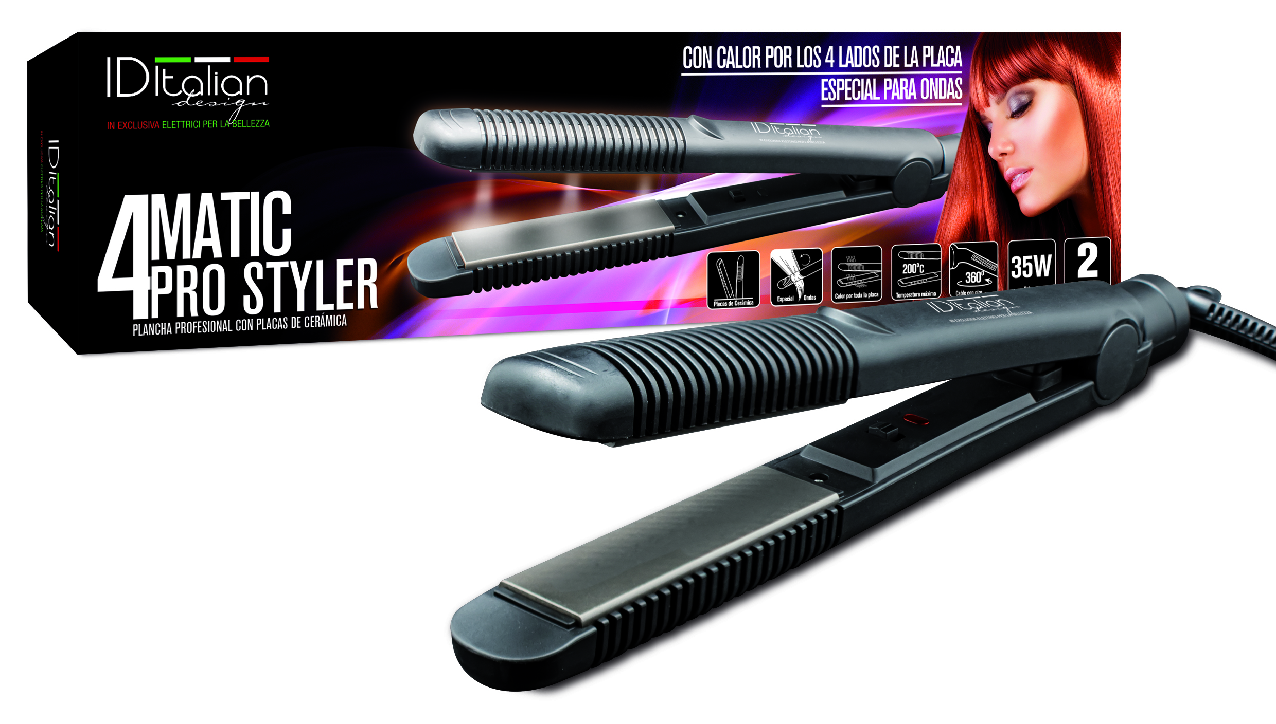 PROFESSIONELLES KERAMIK-GLÄTTEISEN 4 X 35 W Image