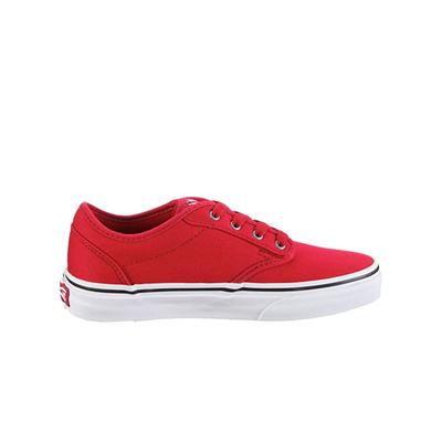 Vans Atwood Low Top Schnürung Red Canvas Kinder Plimsolls Ki514a Image