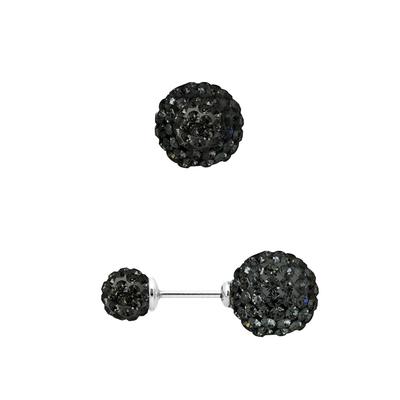 DIADEMA - Ohrringe Black Night - Kristall Schwarz - Kollektion Crystal Pearl Image