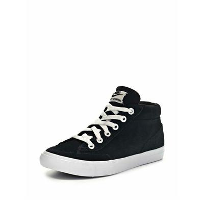 Nike Chukka Go Hi Schneider-up schwarzer Wildleder-Leder-Womens Trainer 518172_011 Image