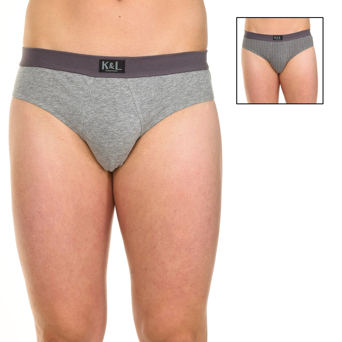 Pack-2 Basic Slips atmungsaktives Gewebe KL2008 Mann Image