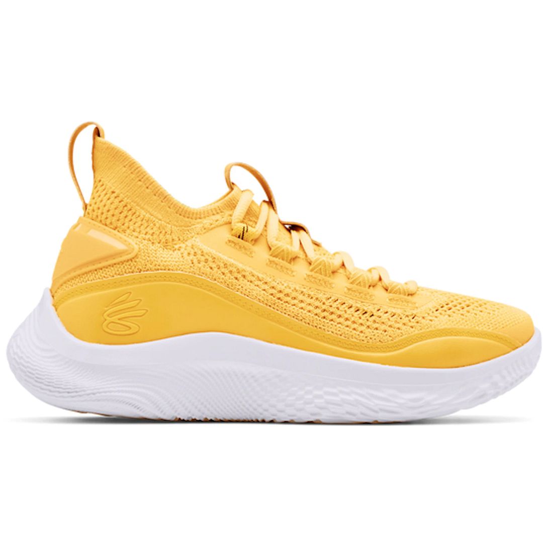 Under Armor Curry Fluss 8 GS Kinder gelbe Trainer Image