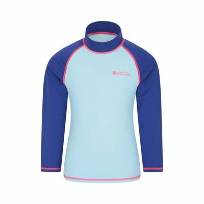 Mountain Warehouse Childrens/Kids Langarm Rash Top (Mint) Image