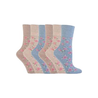 Gentle Grip - 6 Paar Damen Gentle Grip nicht elastische Socken - GG46 Image