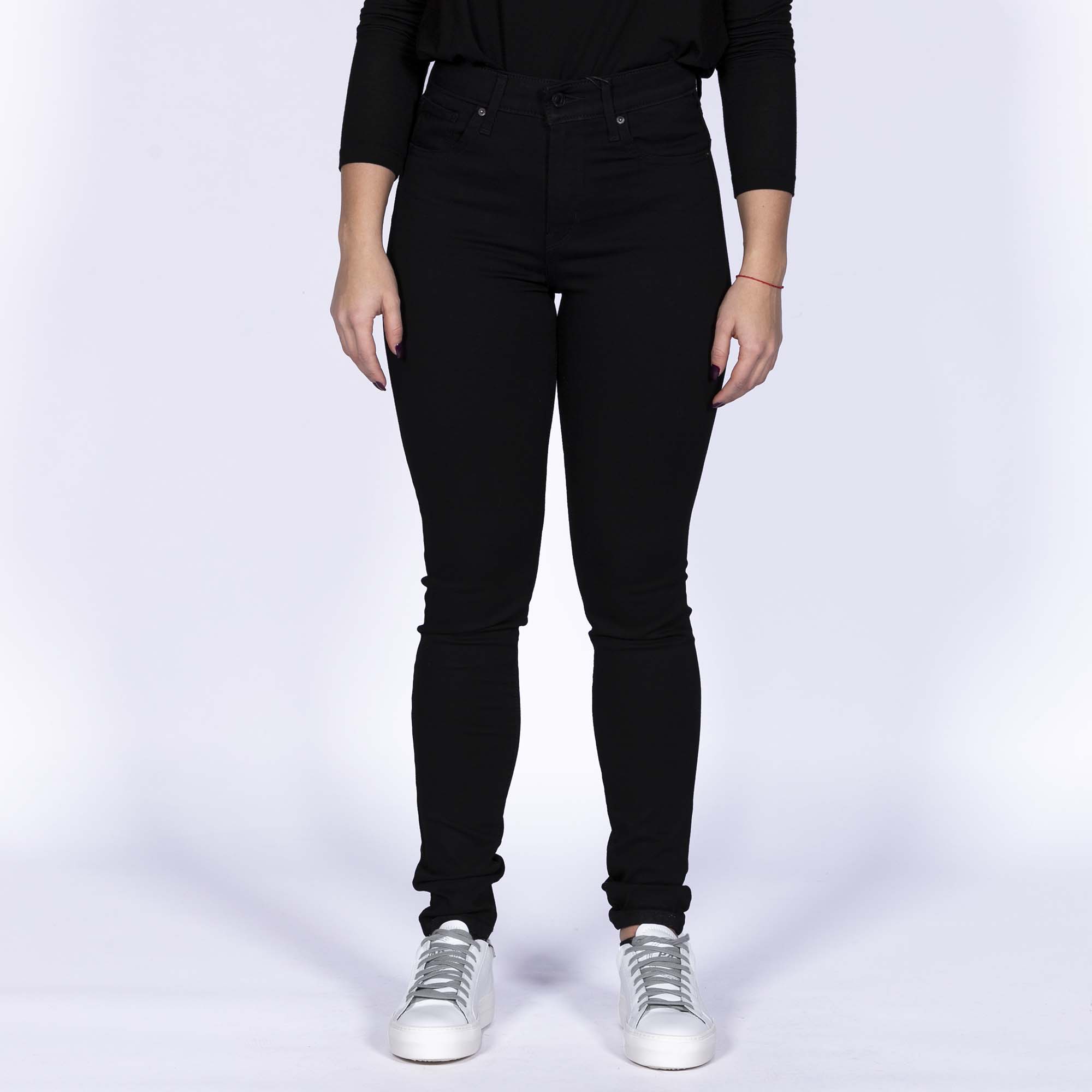 Jeans Levis 721 High Rise Skinny Long Shot Schwarz