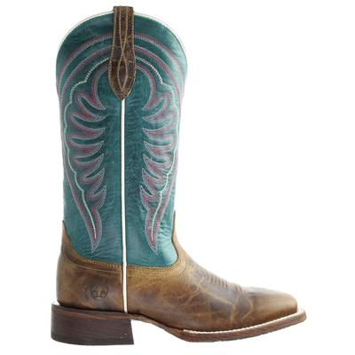 Ariat Circuit Shiloh Tabaco Womens Brown/Blue Stiefel