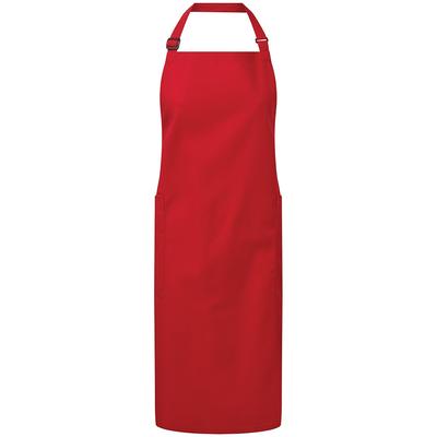 Premier Bio Fairtrade-zertifizierte Vollschürze aus Recyclingmaterial (rot) Image