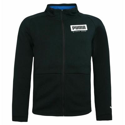 Puma Graphic Logo Long Sleeve Reißverschluss UP Black Herren Track Jacke 853567 01 Image
