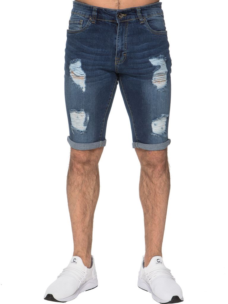 Herren Ripped Skinny Shorts 44 (Größe)