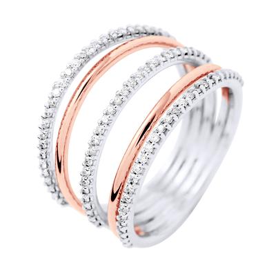 DIADEMA - Ring - Prestige Jewelery - Diamanten - Weißgold und Roségold