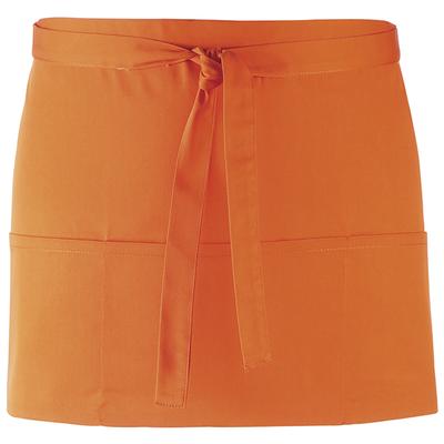 Premier Ladies/Womens Colours 3 Pocket Schürze (2er Pack) (Orange) Image