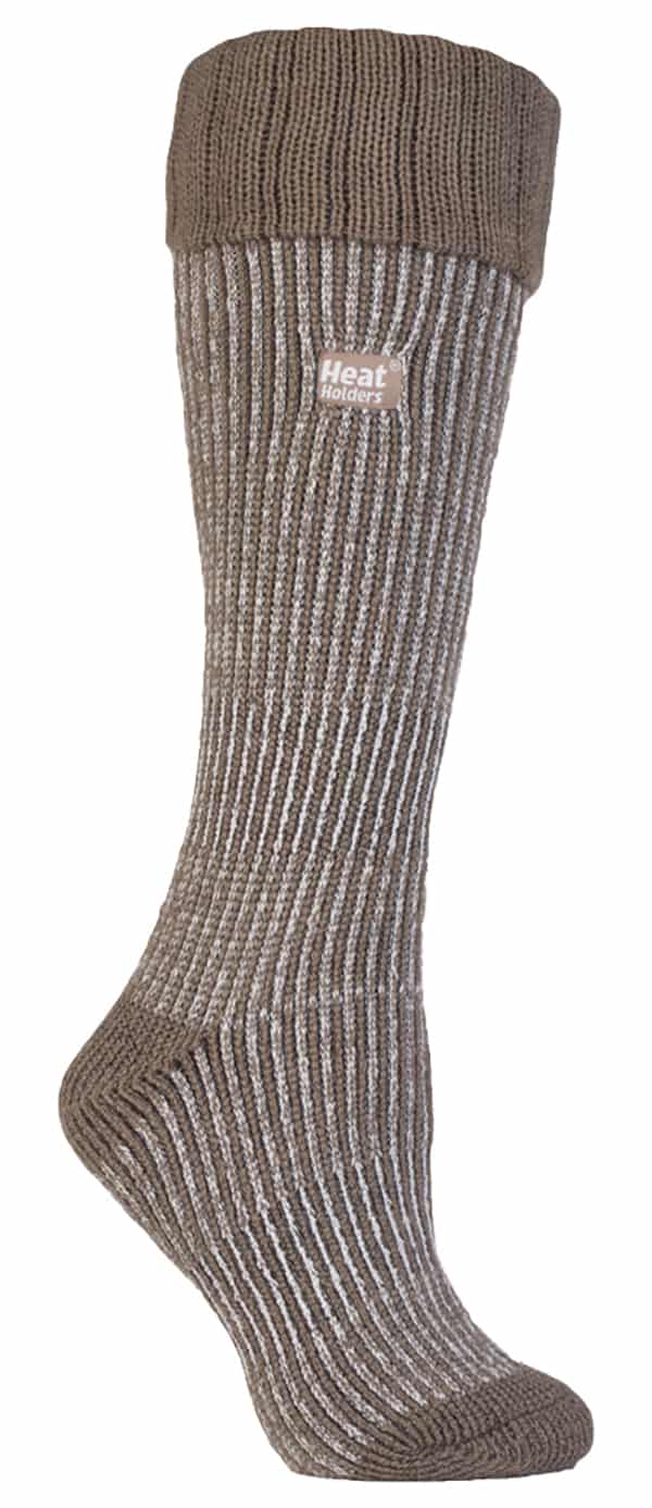 Heat Holders gerippte Damen-Thermostiefelsocken Image