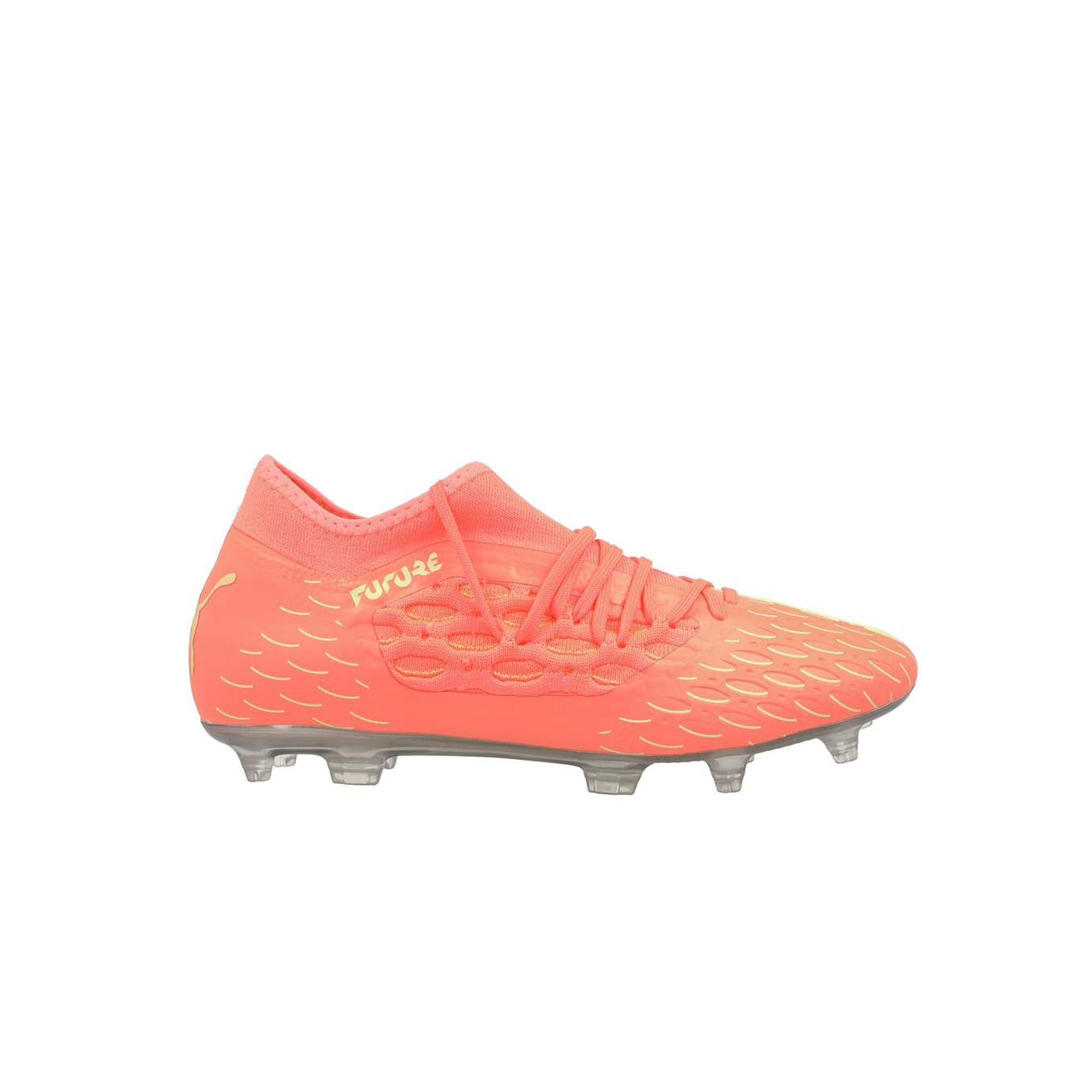 Puma Future 5.3 NETFIT OSG FG/Ag Orange Leder Herren Fußballstiefel 105936 01