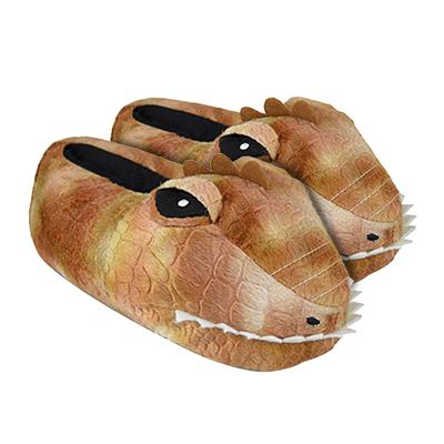 Kinder / Kinder Plüsch 3D Dinosaurier Kopf Hausschuhe Image