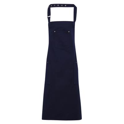 Premier Unisex-Latzschürze aus Chino-Baumwolle (Marine) Image