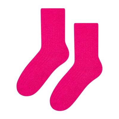 Womens Wool Dress Socks | Steven | Atmungsaktive Warme Socken für Damen - Pink Image
