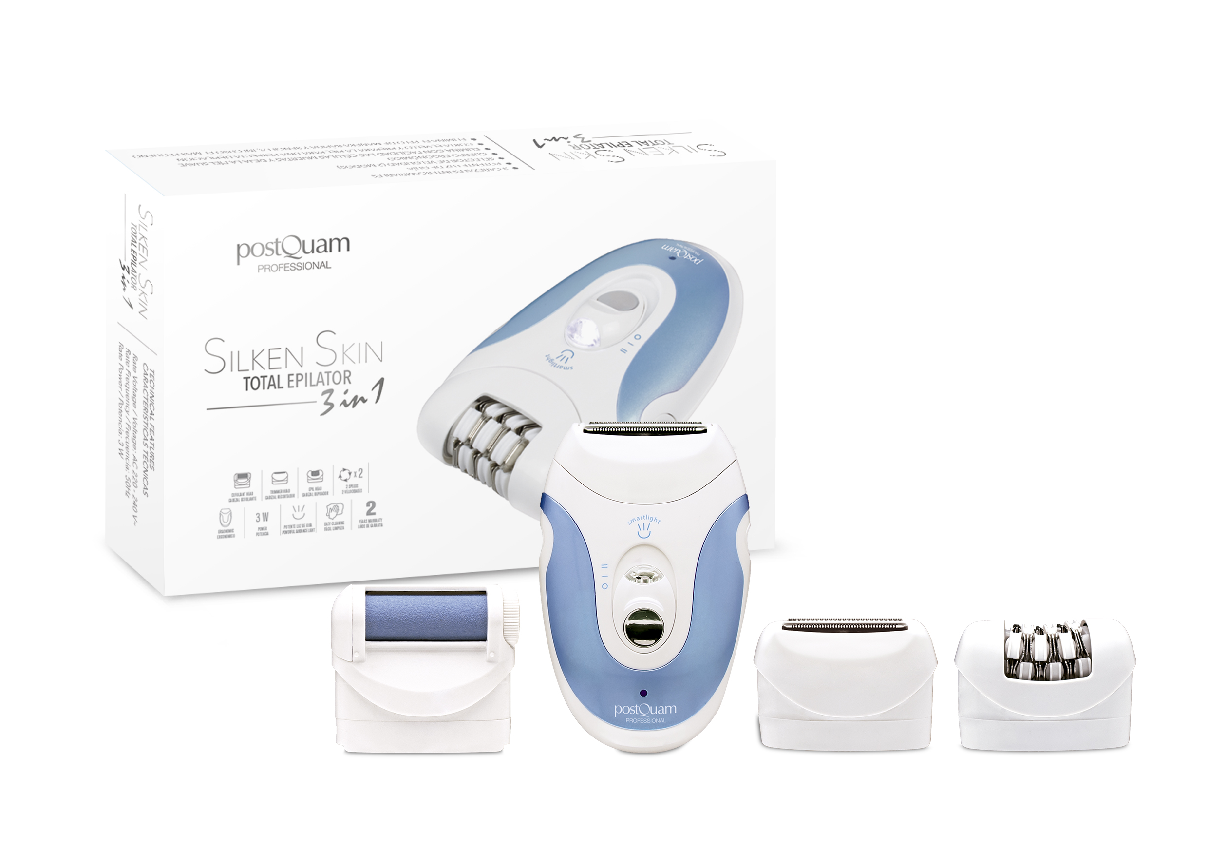 PostQuam Épilateur Électrique 3 En 1 Image