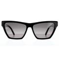 Saint Laurent Cat Eye Damen Schwarz Grau Gradient Sonnenbrille
