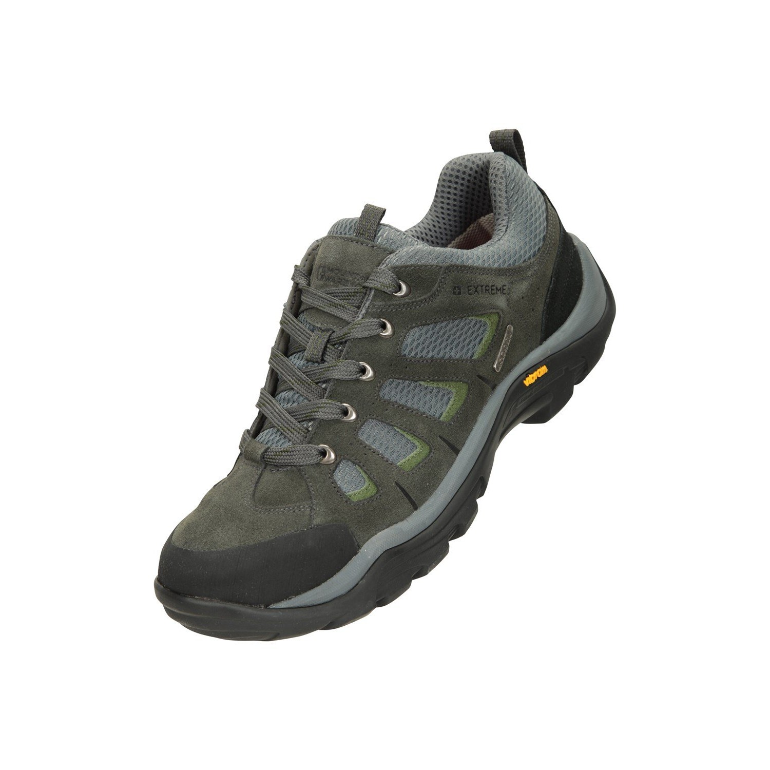 Mountain Warehouse Mens Field Extreme Wildleder wasserdichte Wanderschuhe (grau)