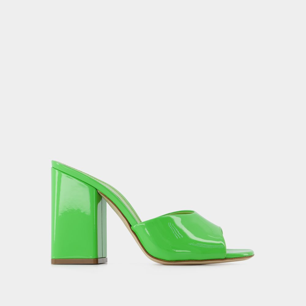 Holly Anja Pantoletten - Paris Texas - Kiwi - Leder