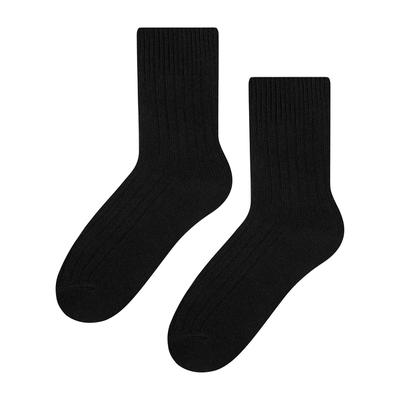 Womens Wool Dress Socks | Steven | Atmungsaktive Warme Socken für Damen -Schwarz Image