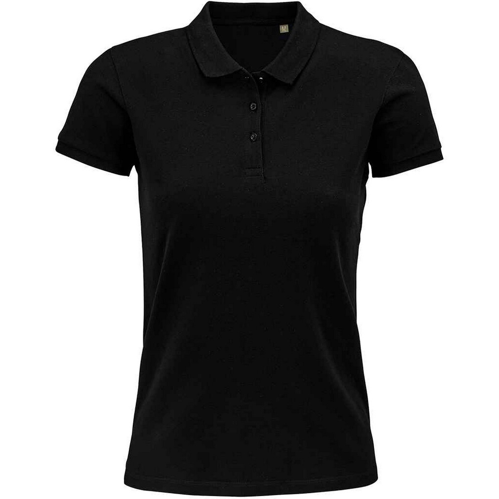 SOLS Damen/Damen Planet Bio-Poloshirt (Schwarz) Image