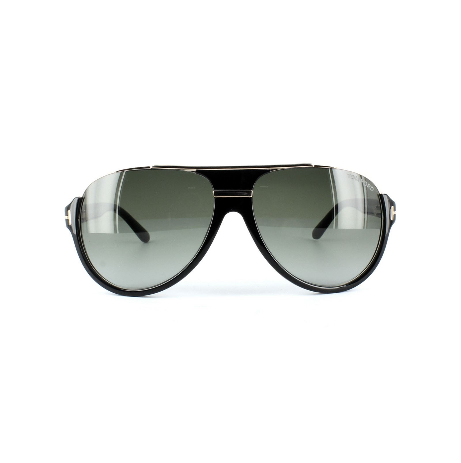 Tom Ford Sonnenbrille 0334 Dimitry 01P Glänzend Schwarz Grün Gradient
