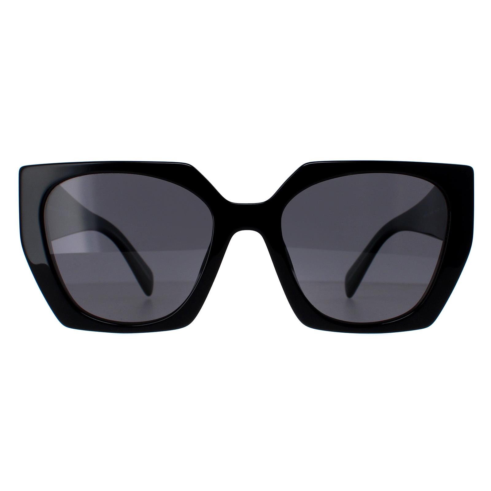 Prada Rectangle Womens Schwarz Dunkelgrau Polarisiert PR15WS Image