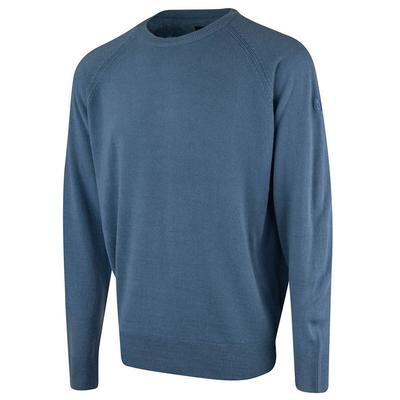 Insel Green Raglan Herren Blue Golf Pullover