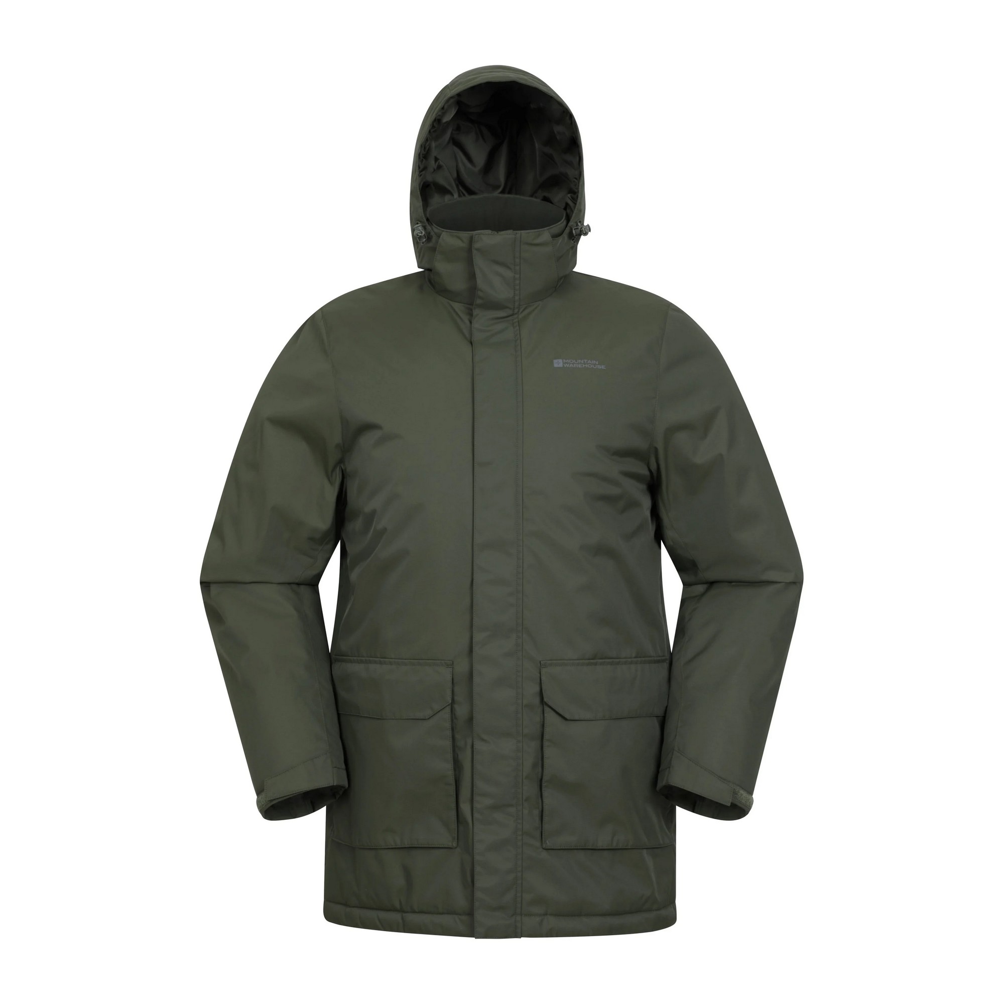 Mountain Warehouse Herren Ranger gepolsterter Parka (Khaki Grün)