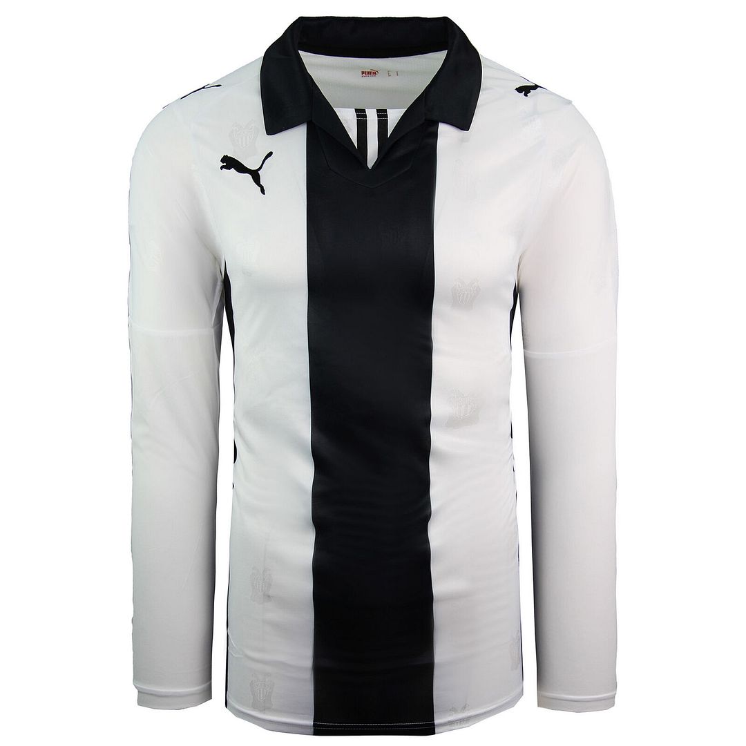 Puma Paok FC Langhülle weiße schwarze Herren Fußballtop 737221 01 Image