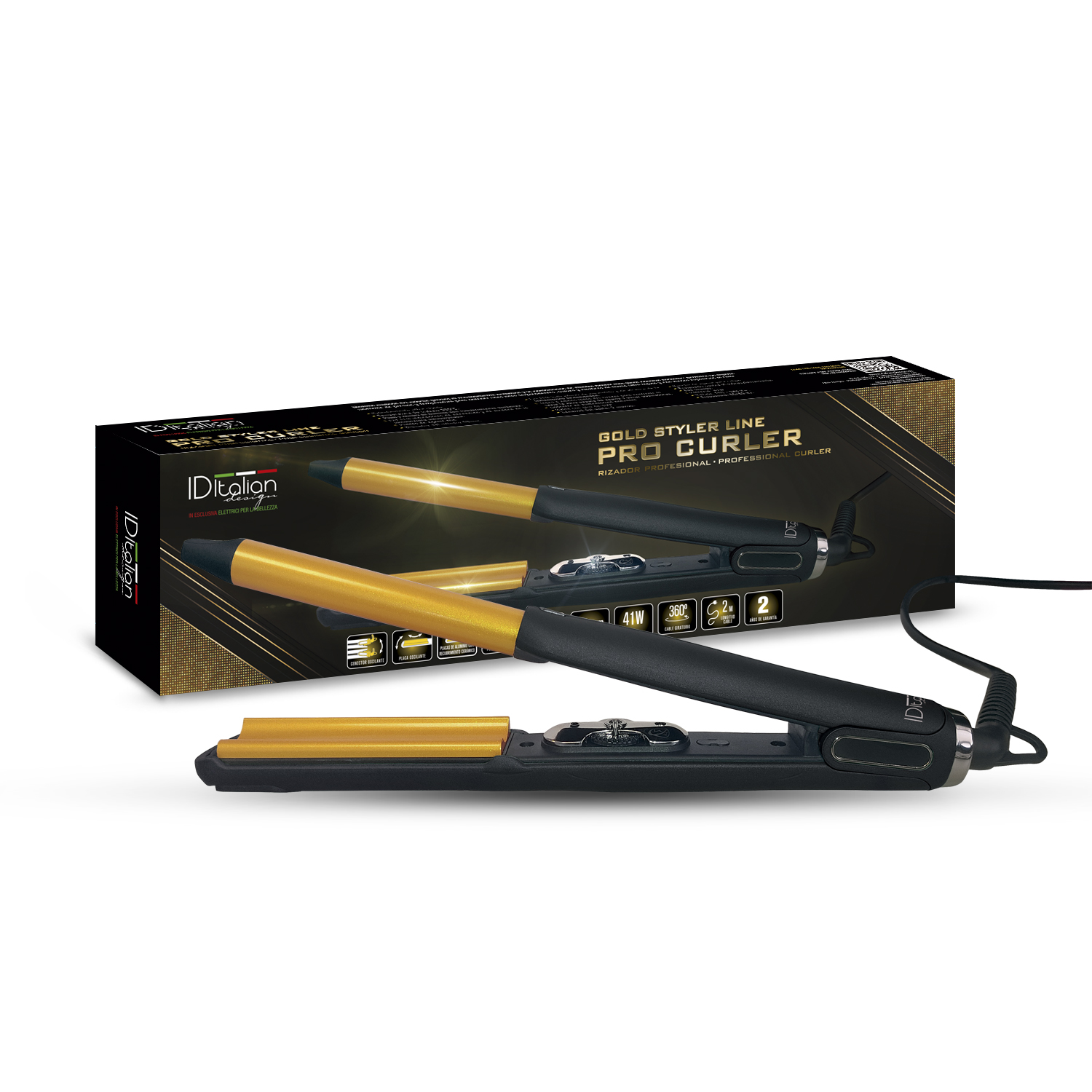 LOCKENSTAB GOLD STYLER PRO CURLER Image