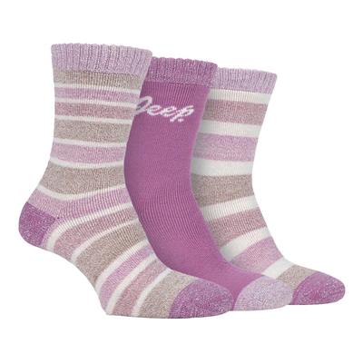 Paar dicke Wanderstiefelsocken aus Performance-Polyester für Damen Image