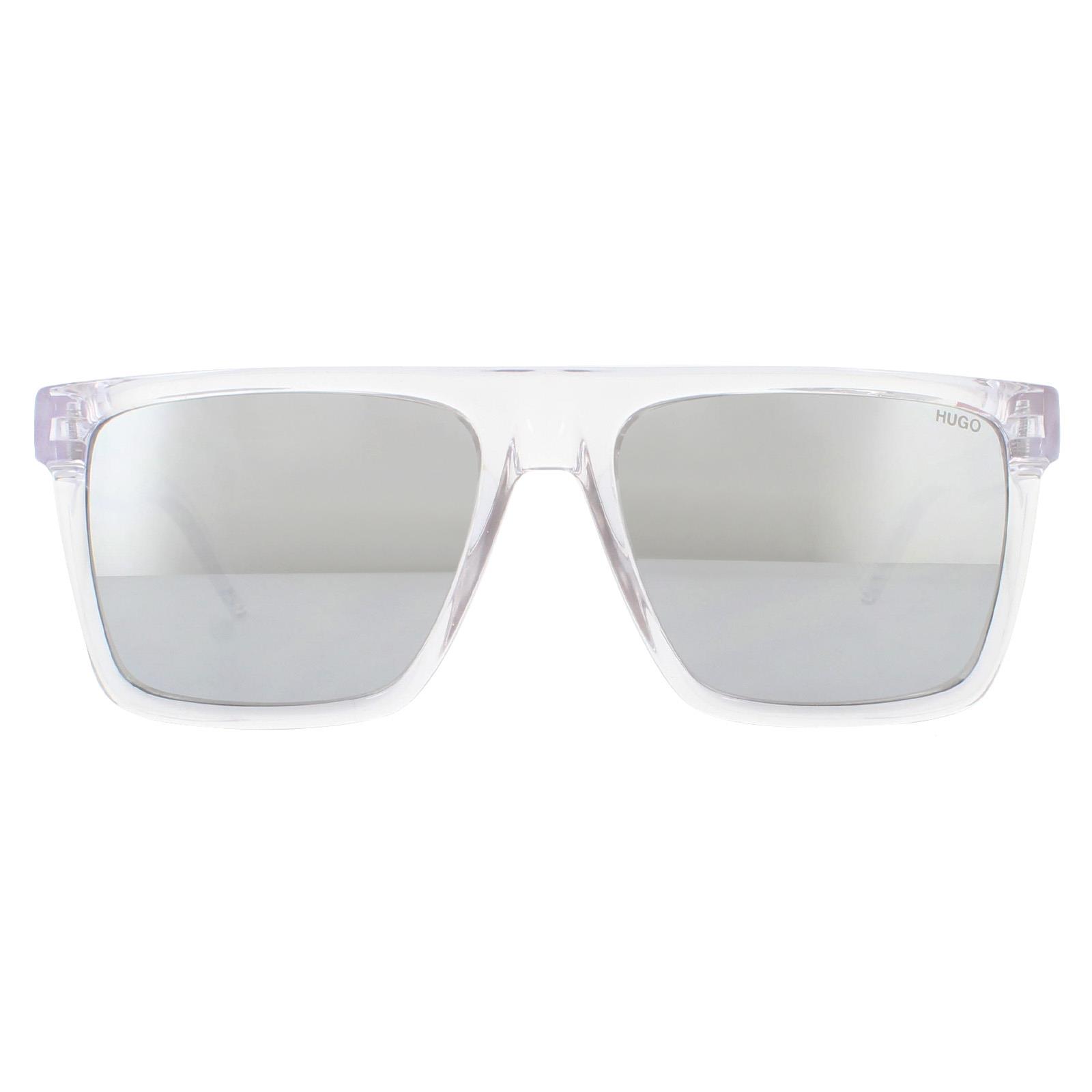 Hugo by Hugo Boss Sonnenbrille HG 1069/S 900 T4 Kristall-Silber-Spiegel
