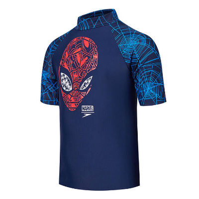 Speedo Spiderman Print Navy Junior Essential Sun Protection Top 8 05594C888 Image