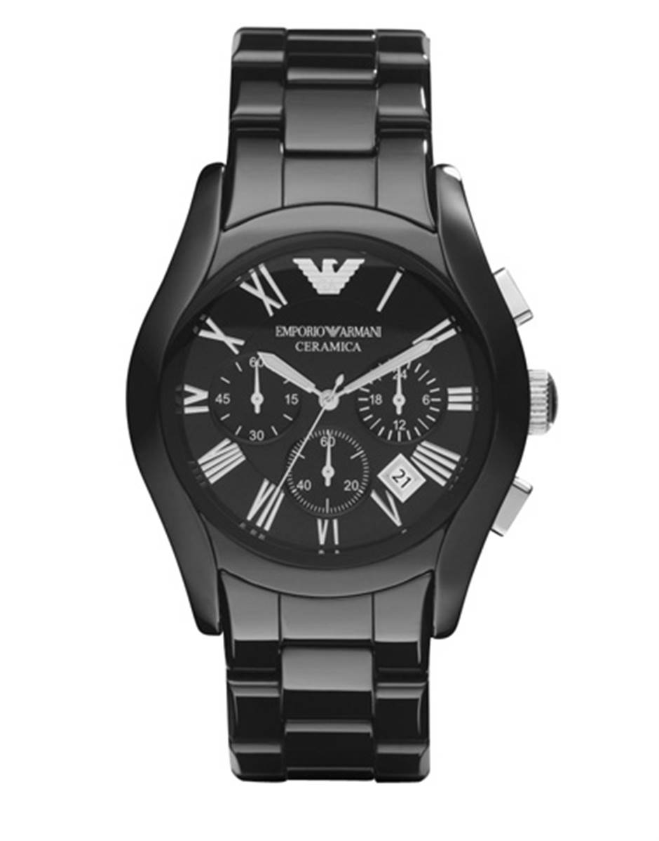 Emporio Armani Herren-Keramik-Chronographenuhr AR1400 Image