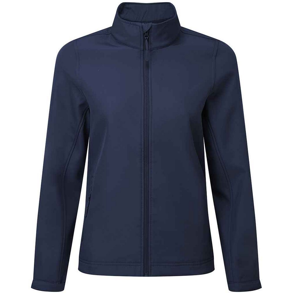 Premier Womens/Ladies Windchecker Soft Shell Jacket (Marine) Image