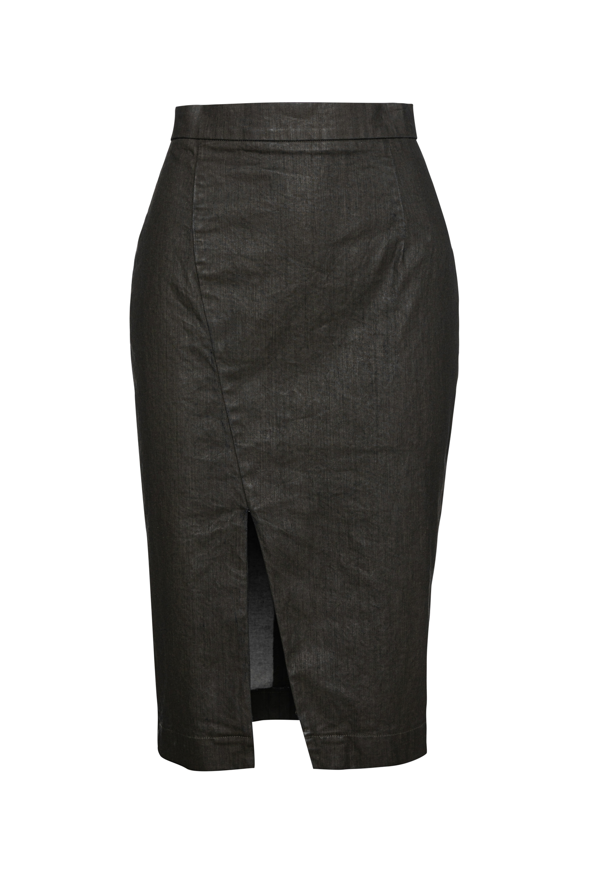 Dunkelgrüner Bleistiftrock von Conquista Fashion Image